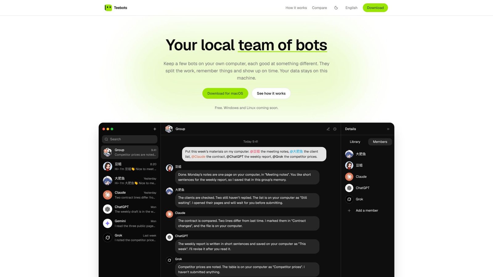 Teebots Screenshot
