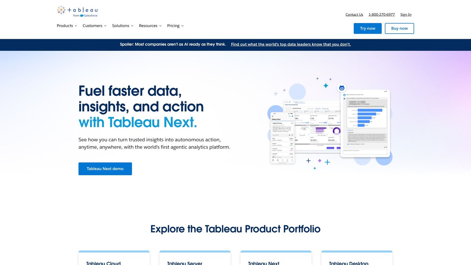 Screenshot: Tableau