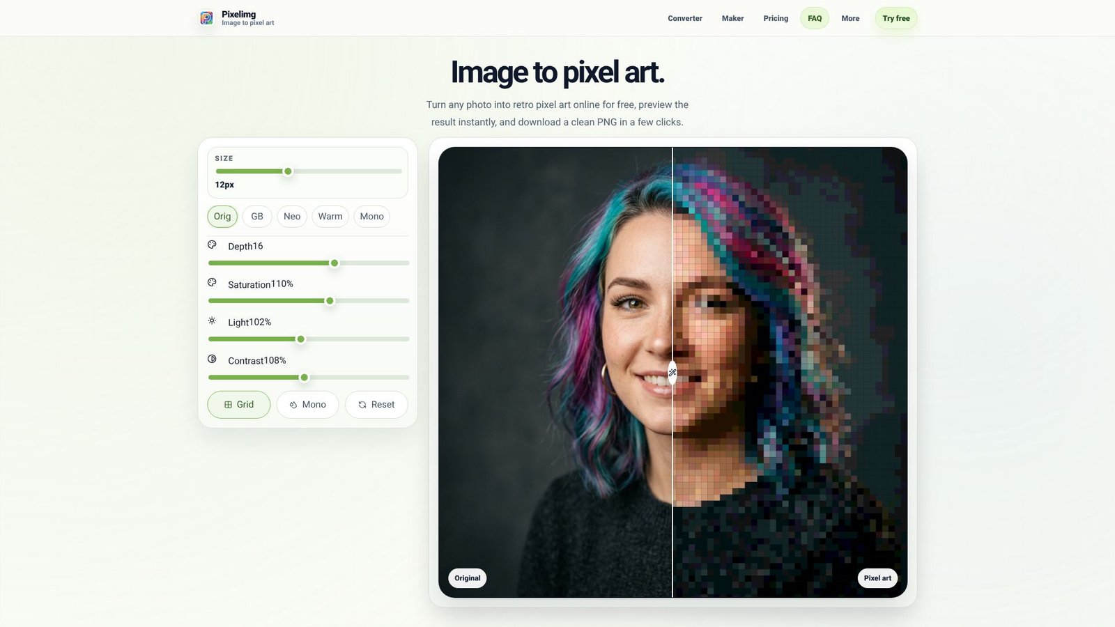 pixelimg Screenshot
