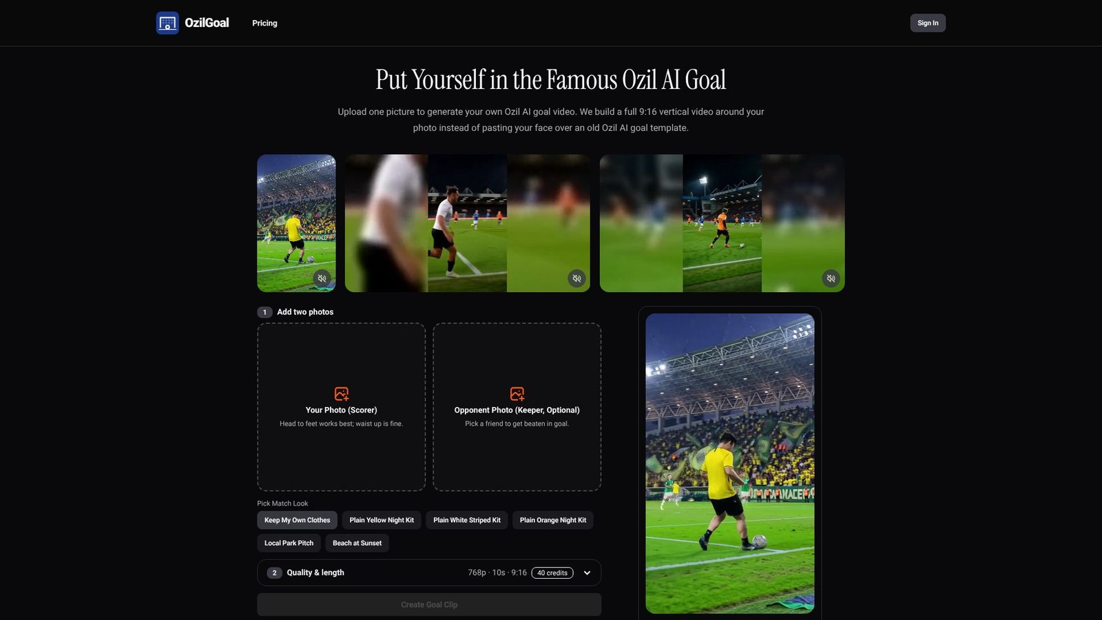 Screenshot: OzilGoal