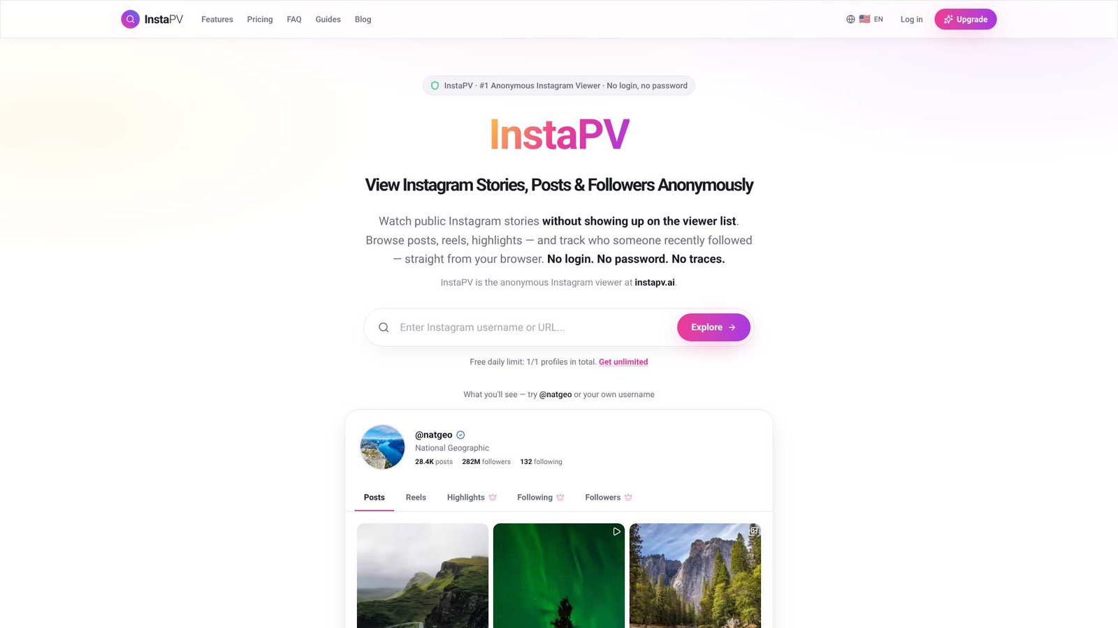 InstaPV Screenshot
