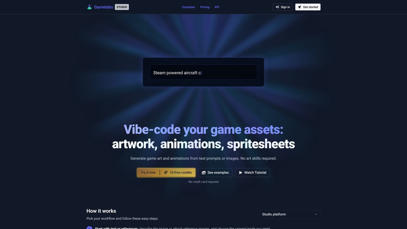 Screenshot: Gamelabs Studio