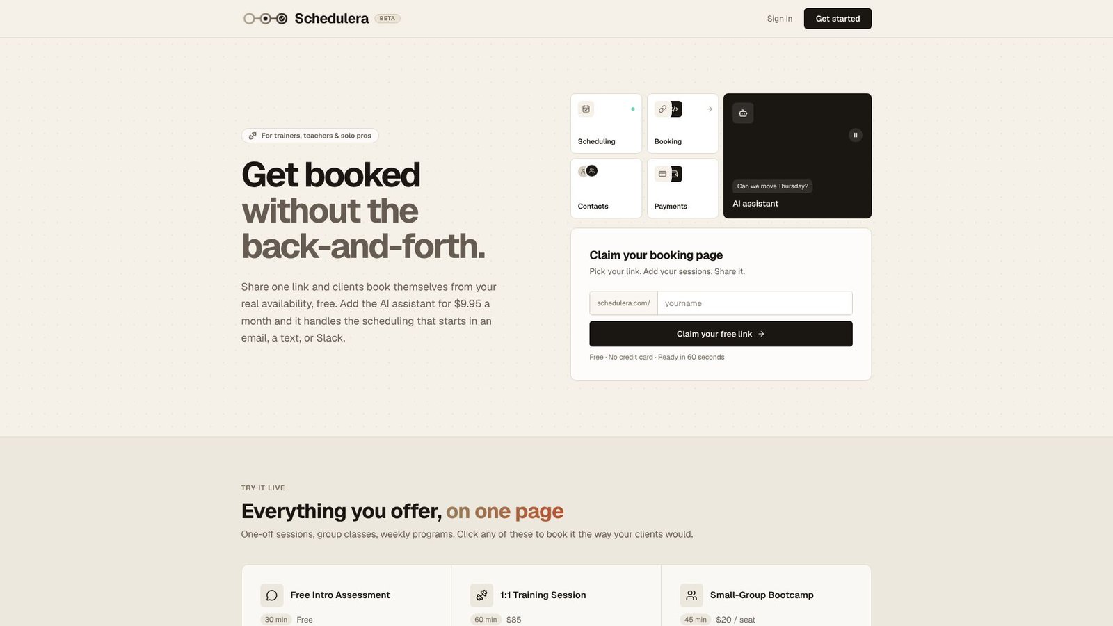 Schedulera Screenshot