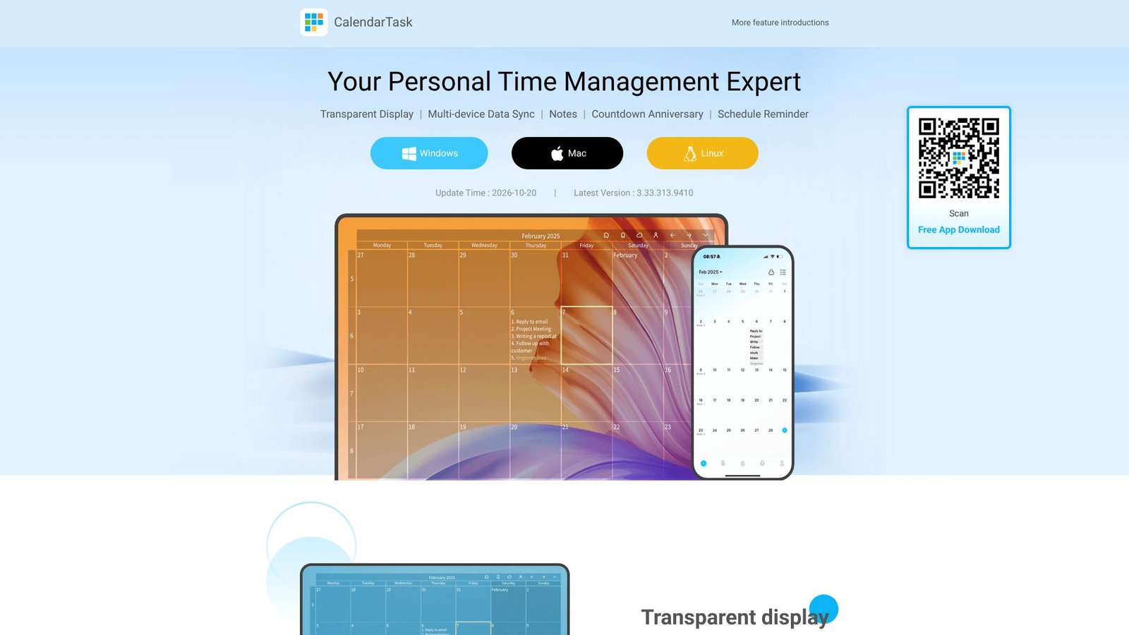 CalendarTask Screenshot
