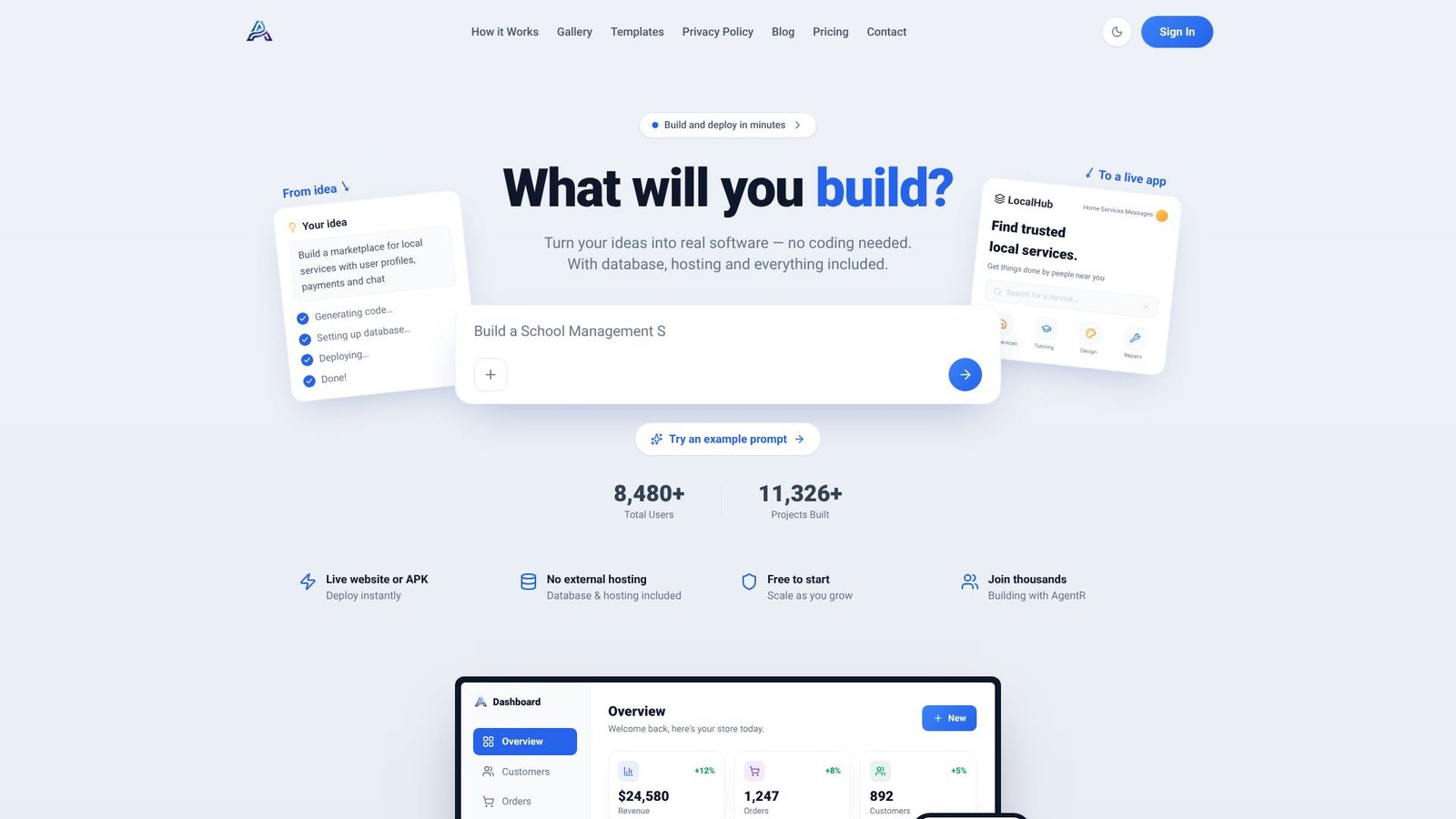 AgentR Screenshot