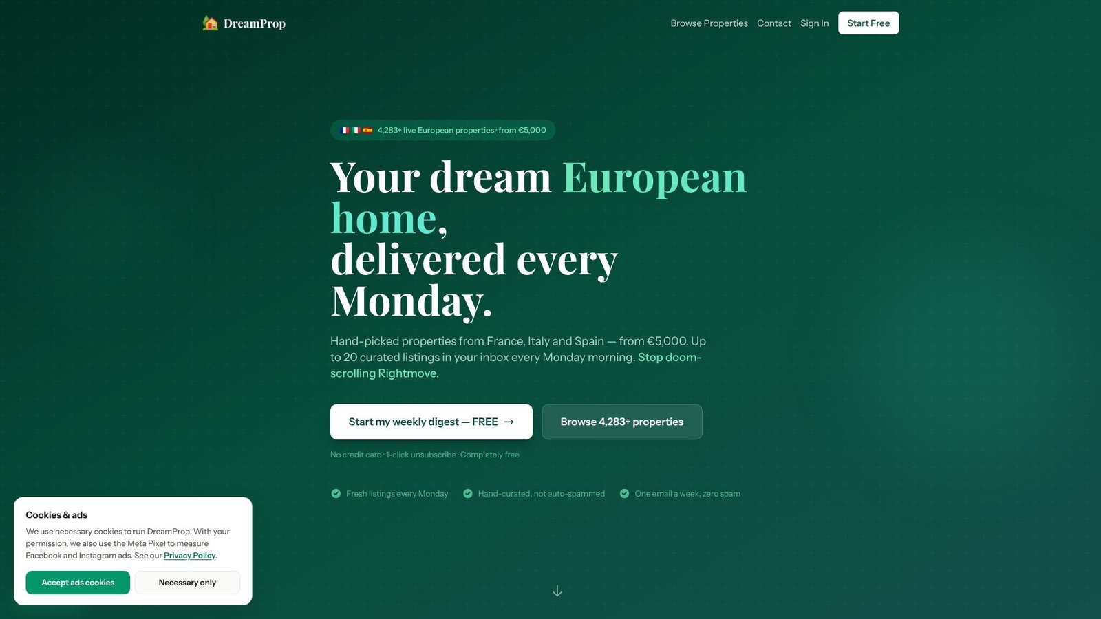 DreamProp Screenshot