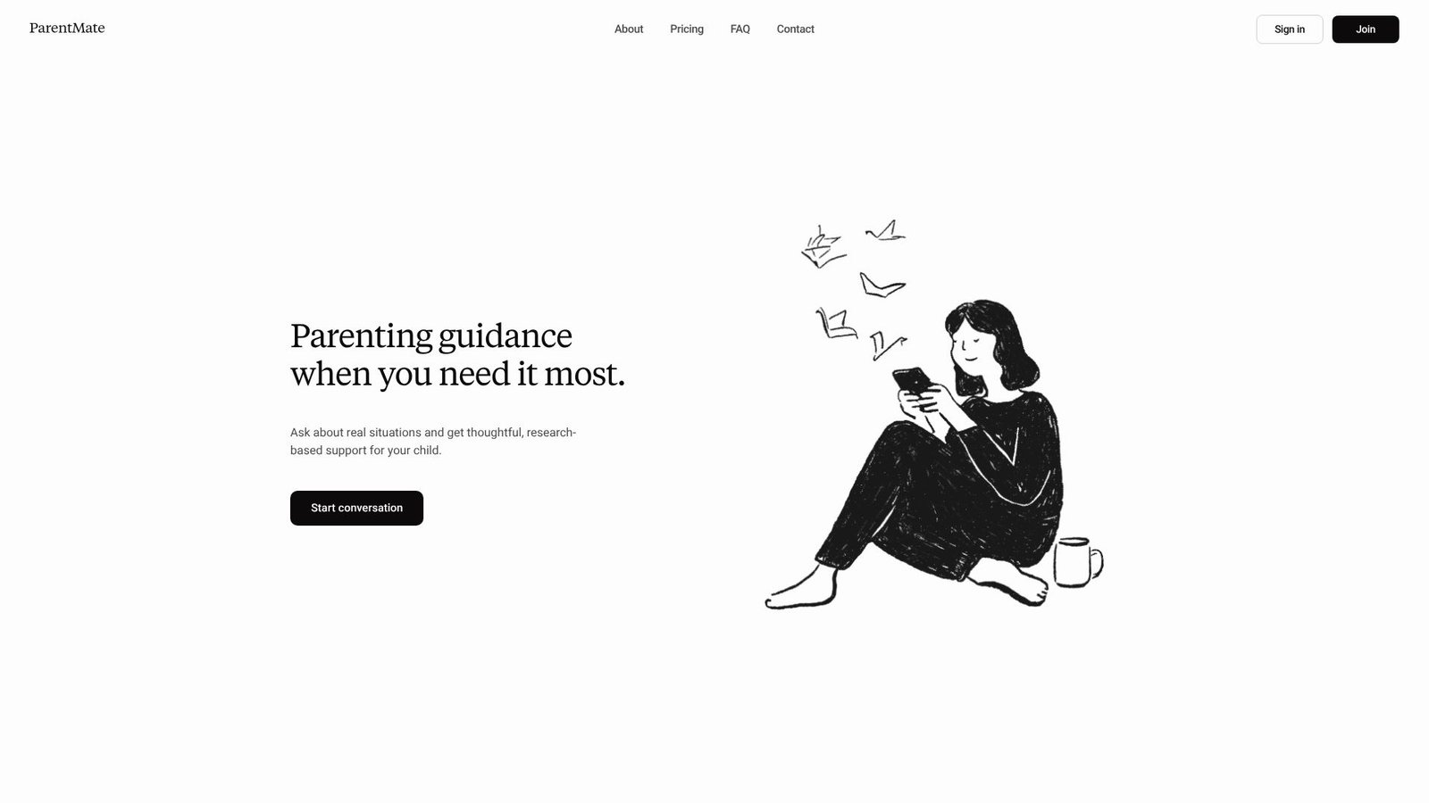 Screenshot: ParentMate