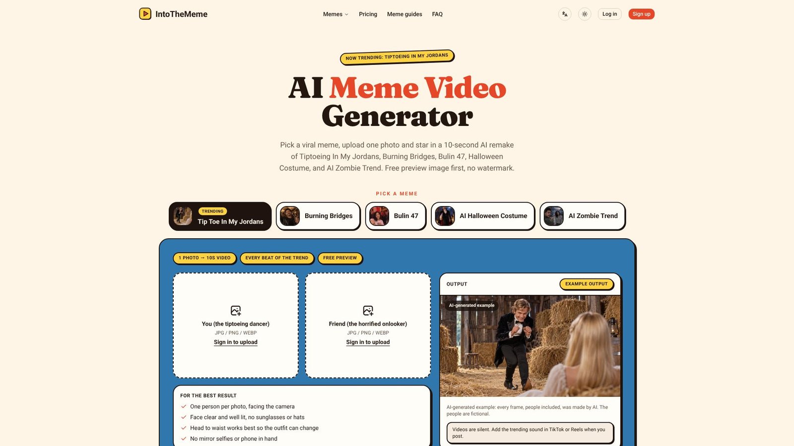 Screenshot: IntoTheMeme