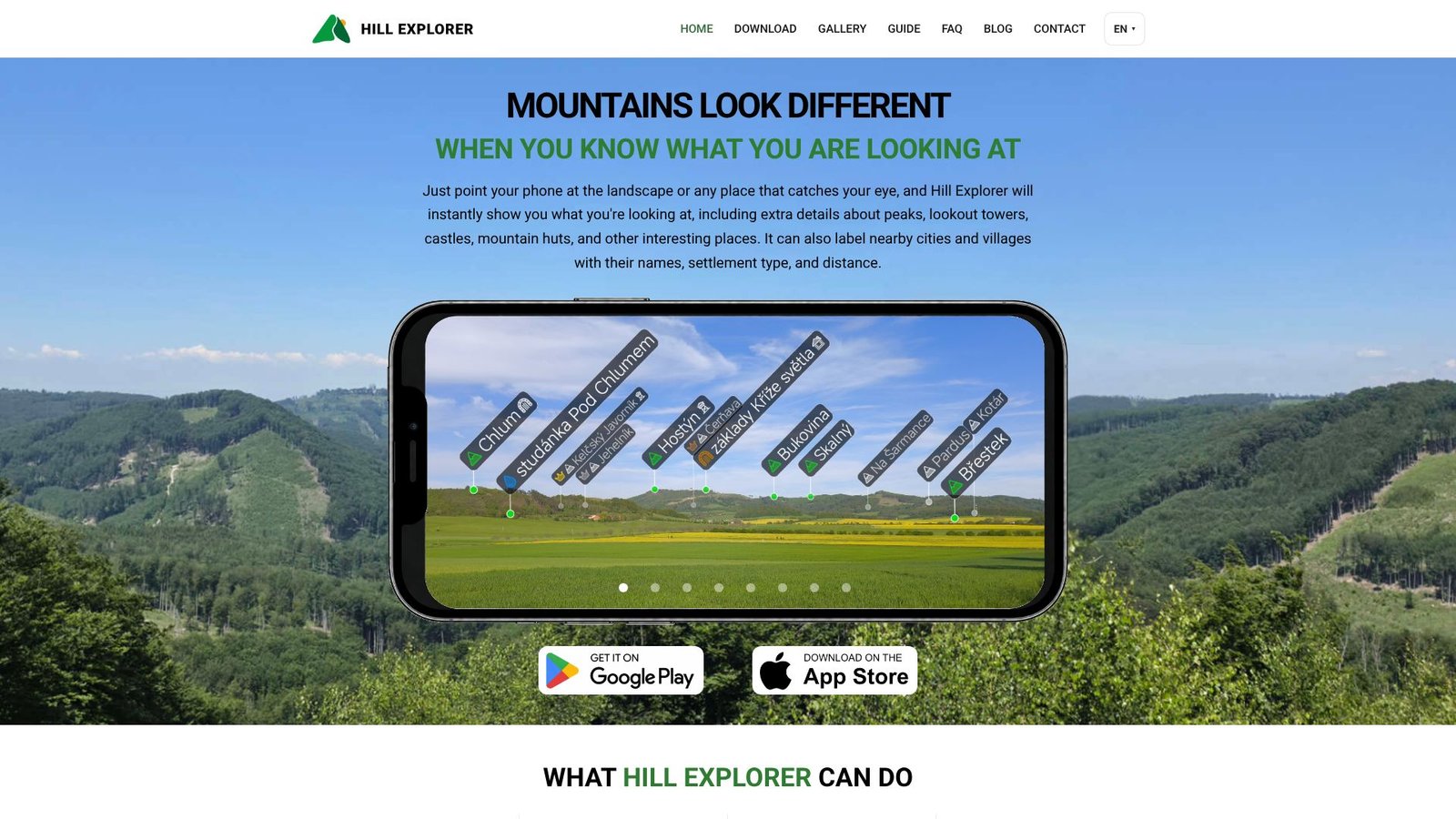 Hill Explorer Screenshot