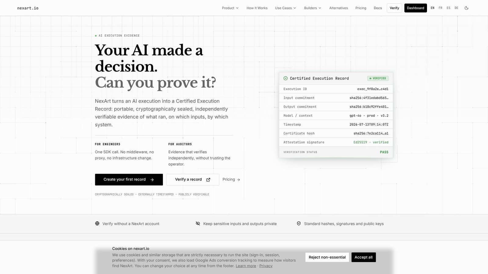 Nexart Screenshot