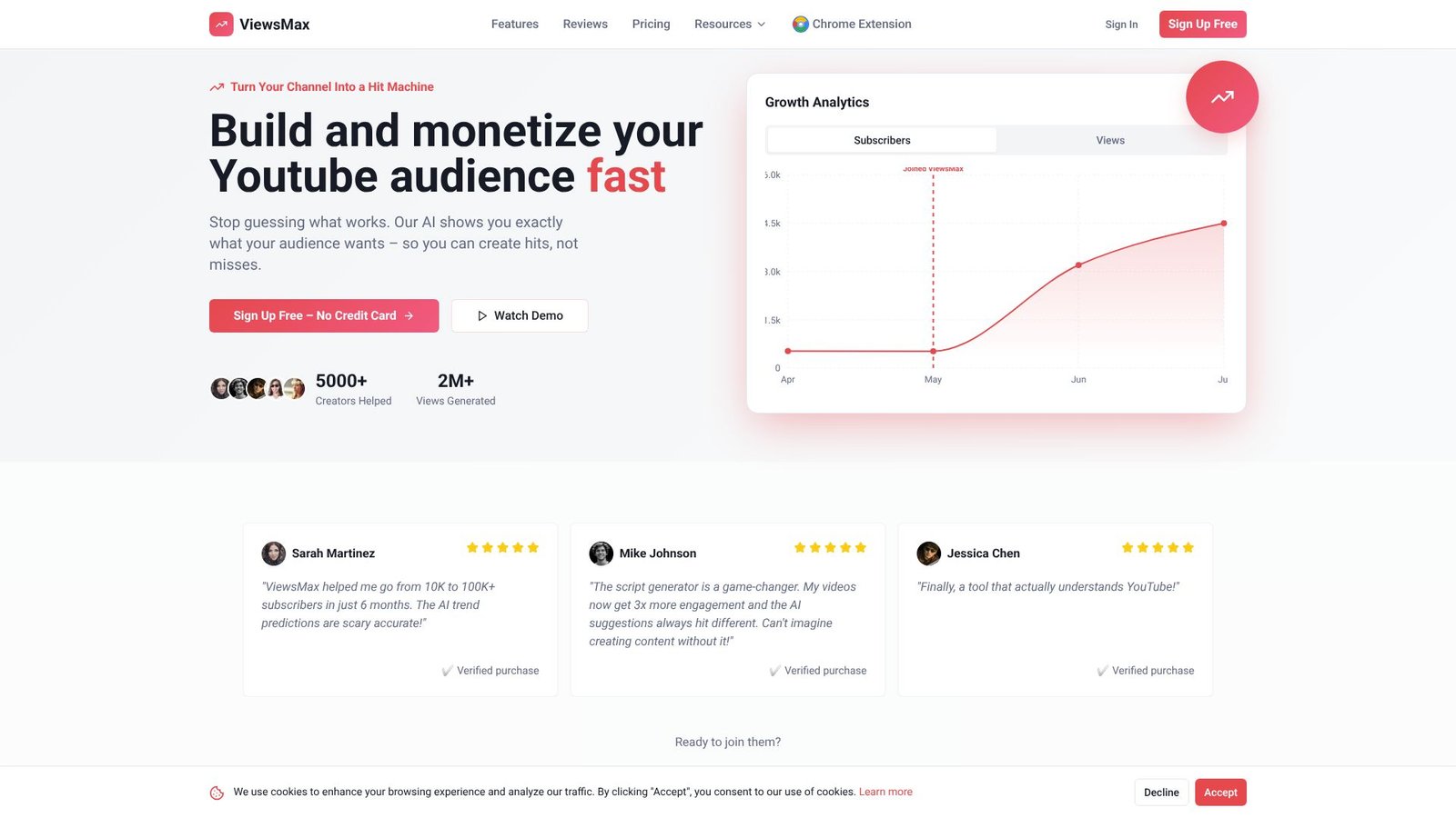 Screenshot: ViewsMax