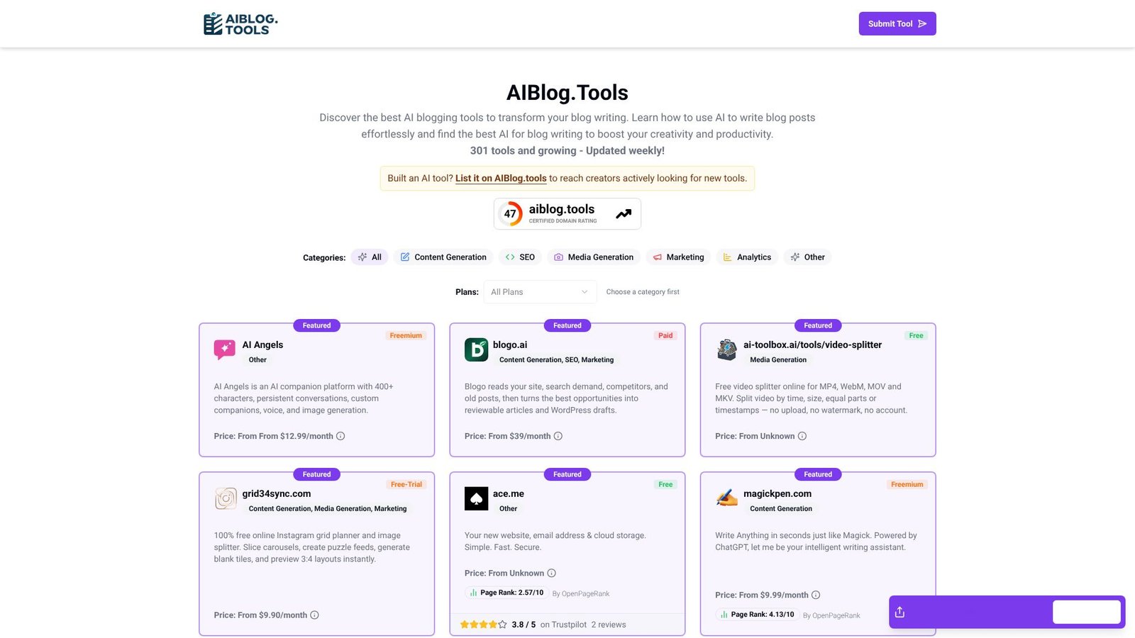 AIBlog.Tools Screenshot