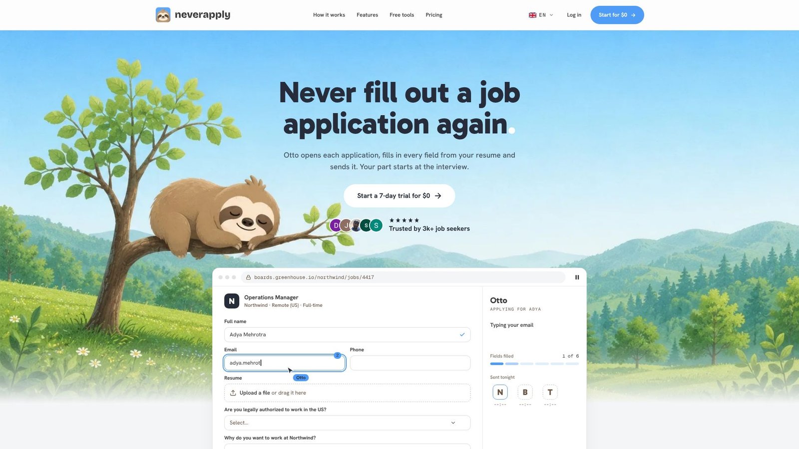 NeverApply Screenshot