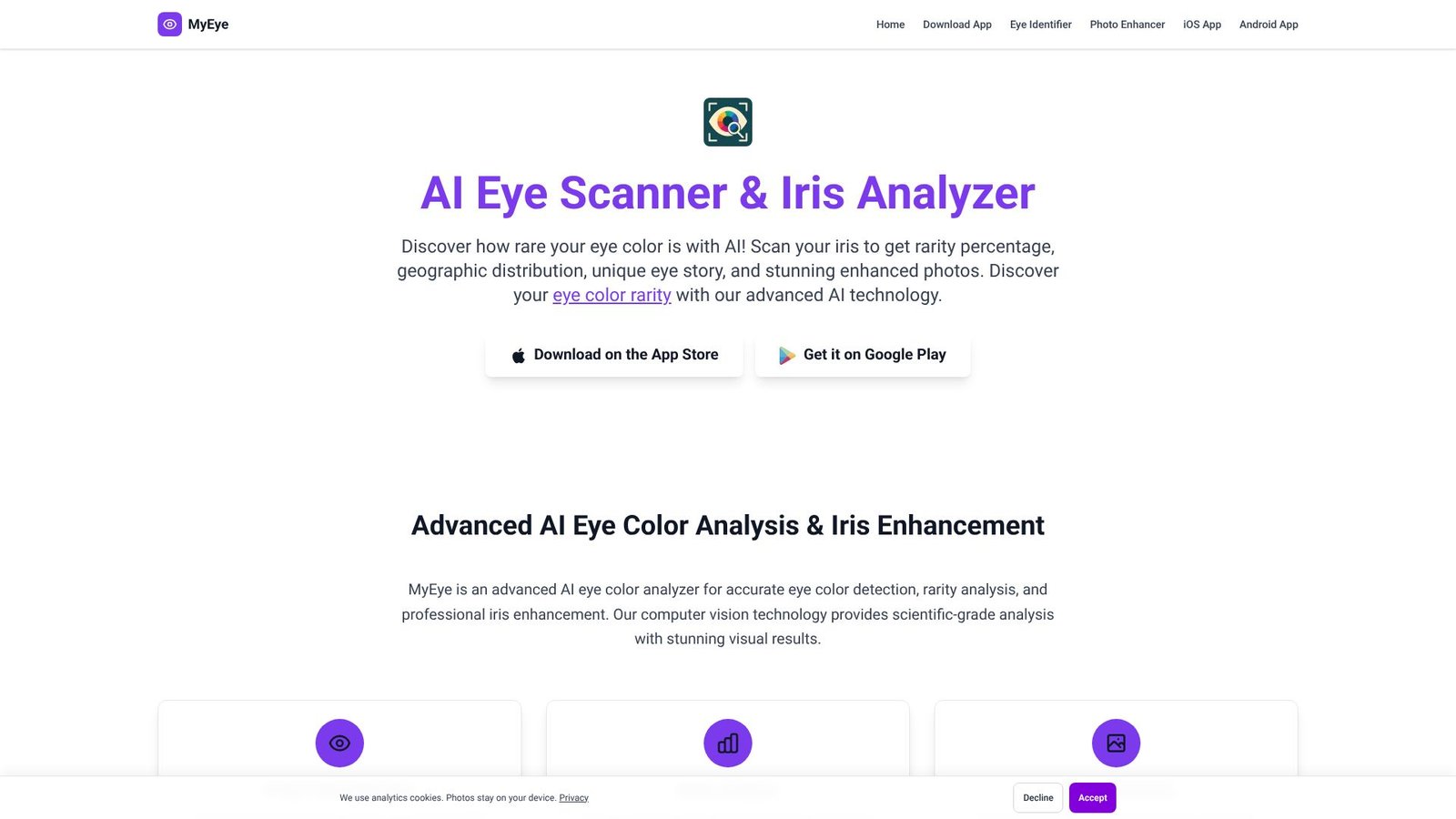 MyEye — Eye Color Identifier Screenshot