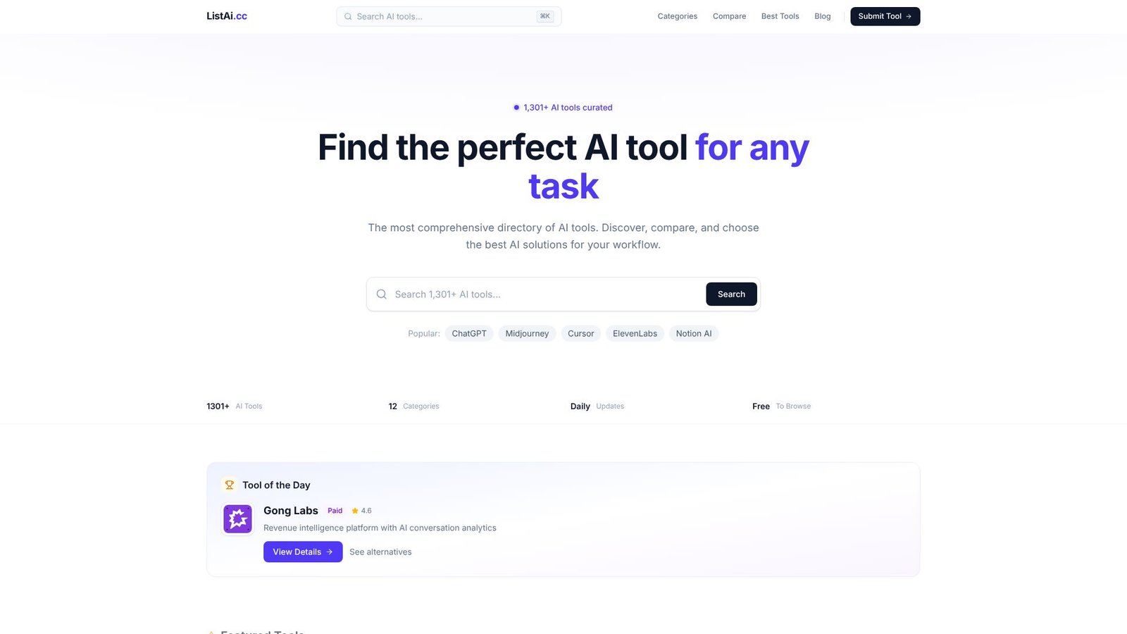 ListAi.cc Screenshot