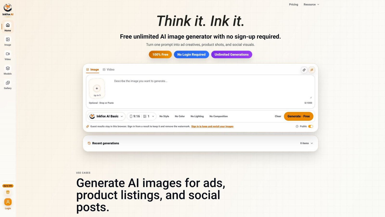Inkfox AI Screenshot