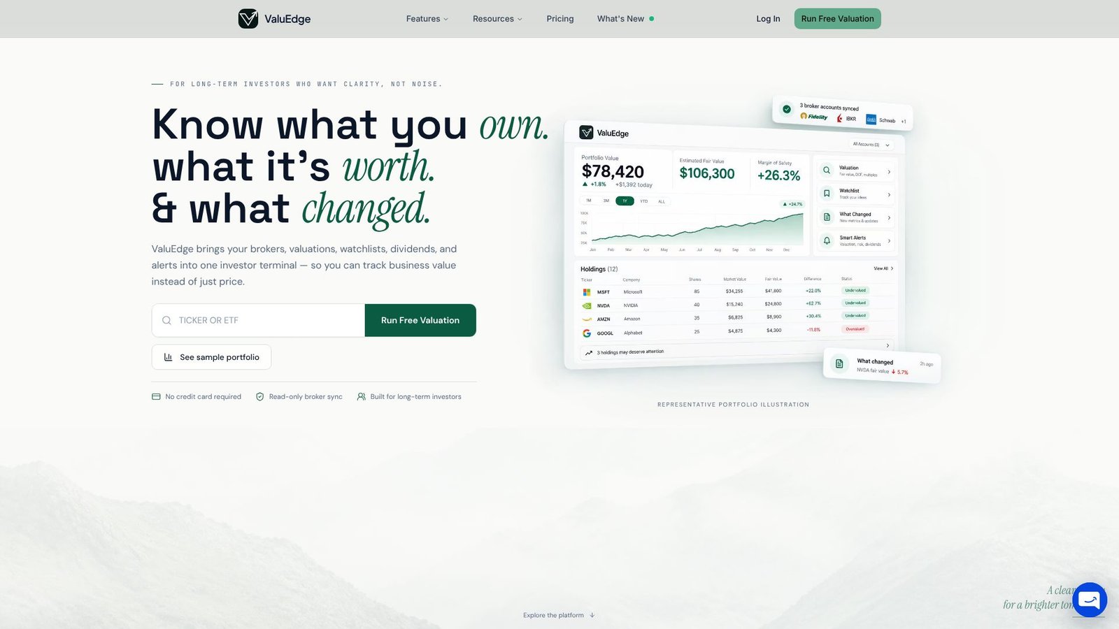 ValuEdge Screenshot