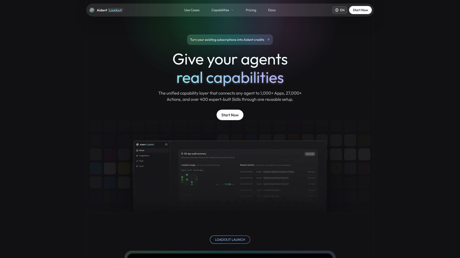 Aident Loadout Screenshot