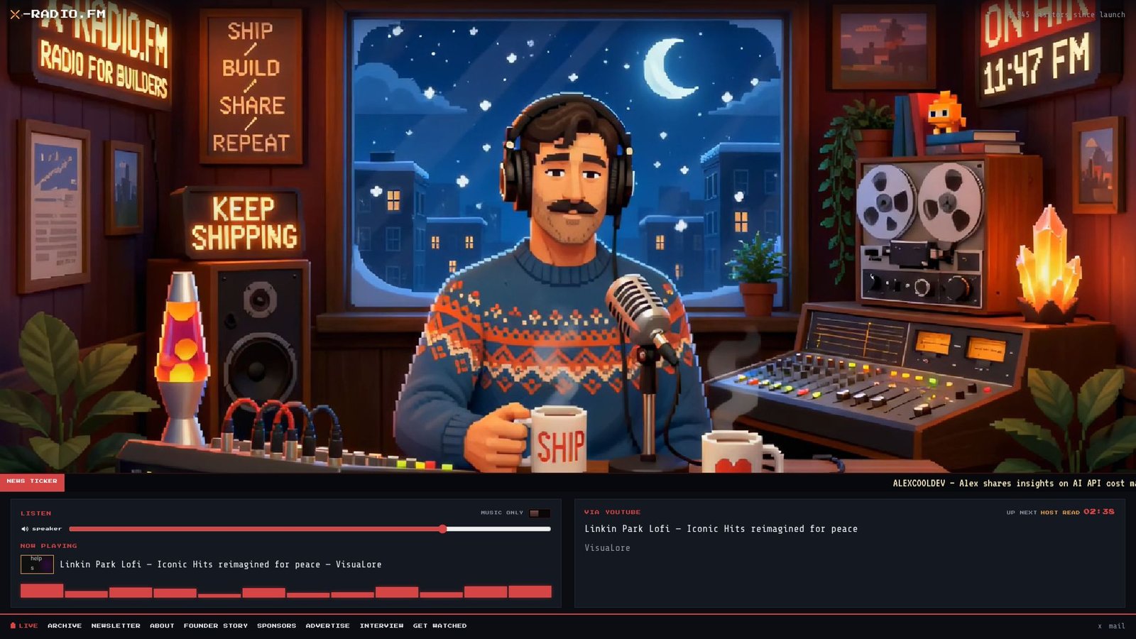 Screenshot: X-Radio.FM