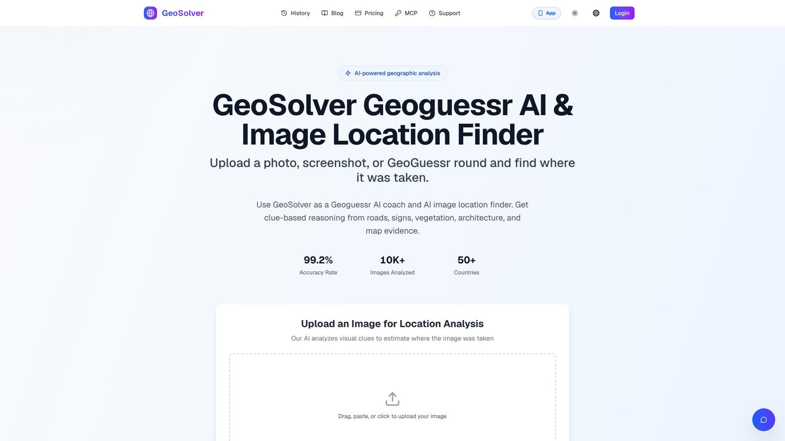 Screenshot: Reverse Image Location
